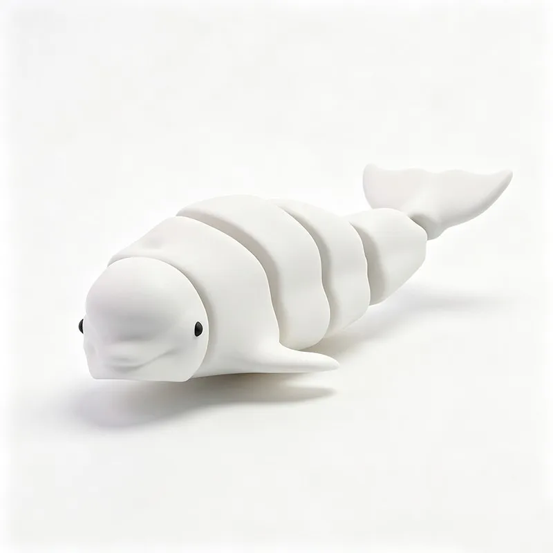 3D Printed Small Animal Joint Flexible Simulation Shark, Killer Whale Ornament Home Decoration Perfect Gift For Friends Family view 6
