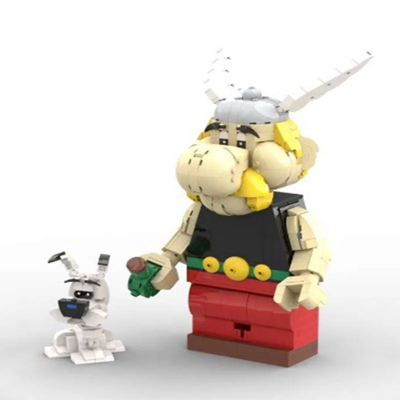 

898 шт. MOC Asterix Villagess Heroic Gaulish модульные DIY образовательные сборки строительные блоки детские игрушки на день рождения подарок