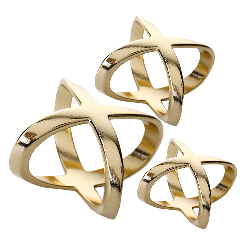 

3 шт., кольцо для шарфа для женщин, X-образный зажим для шелкового шарфа, держатель для застежки, зажим для шали, пряжка, кольцо для кардигана, декор, застежка для одежды