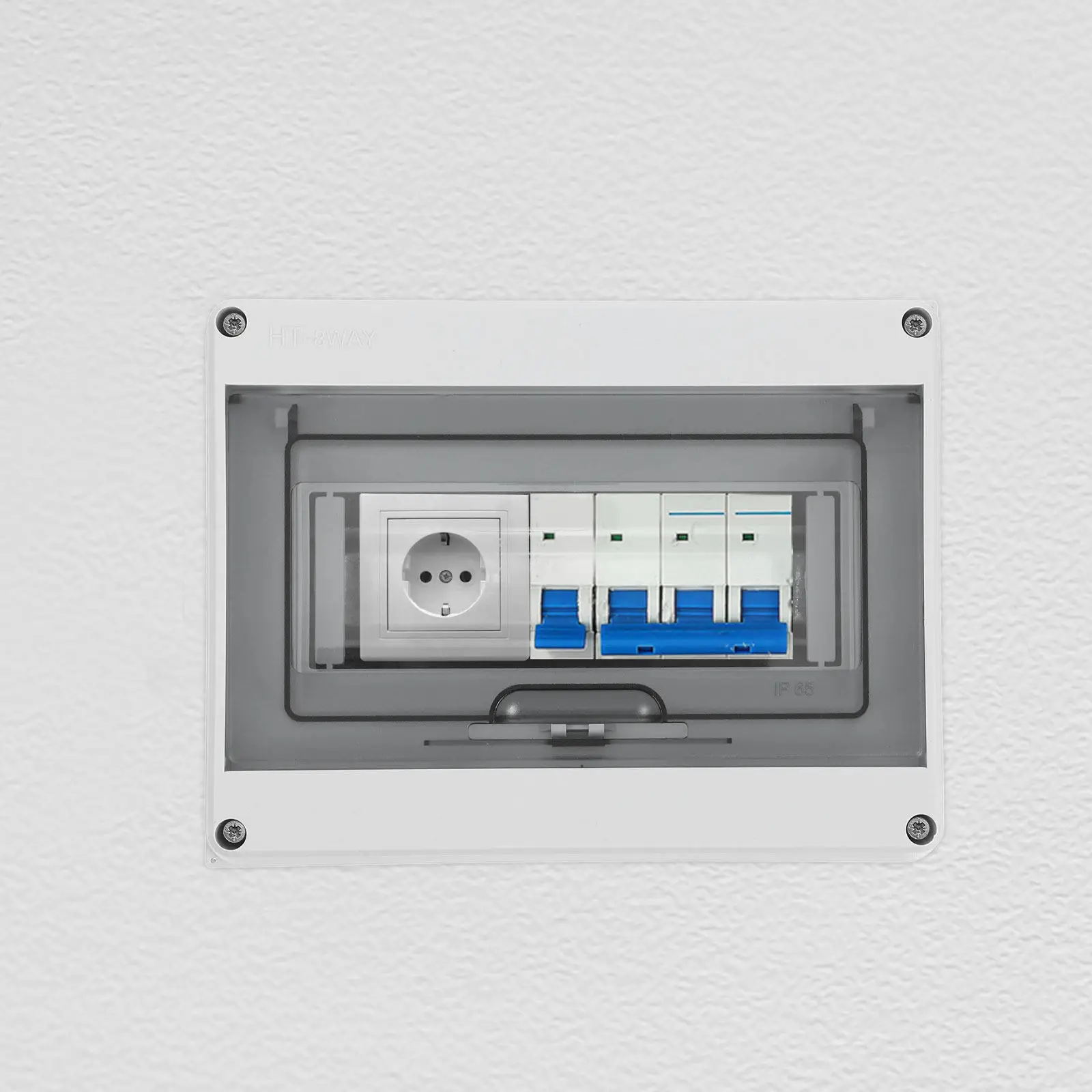 Weatherproof Circuit Breaker Box Electrical Distribution Box for Outdoor Charging Stations Residential Workshops Hotels Power