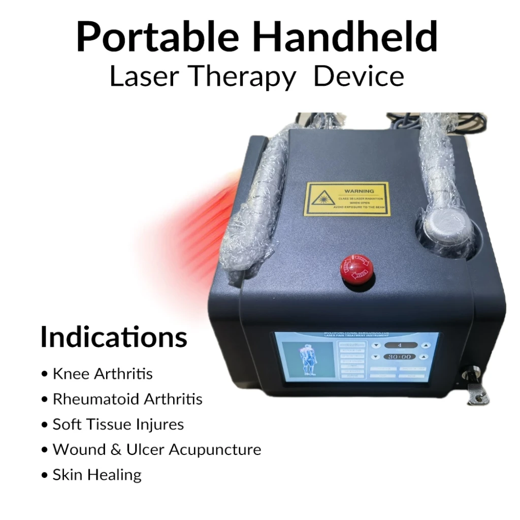 

High-Power 5200mW Cold Laser Device for Pain Relief Red Light for Back Pain, Arthritis, Wound Healing Safe for Humans & Pets