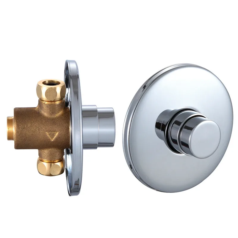 

Brass Concealed Urinal Valve Urinal Flush Valve Delay Shower Valve Switch Flush Valve Antique Brass Faucet Water-tap Outdoor