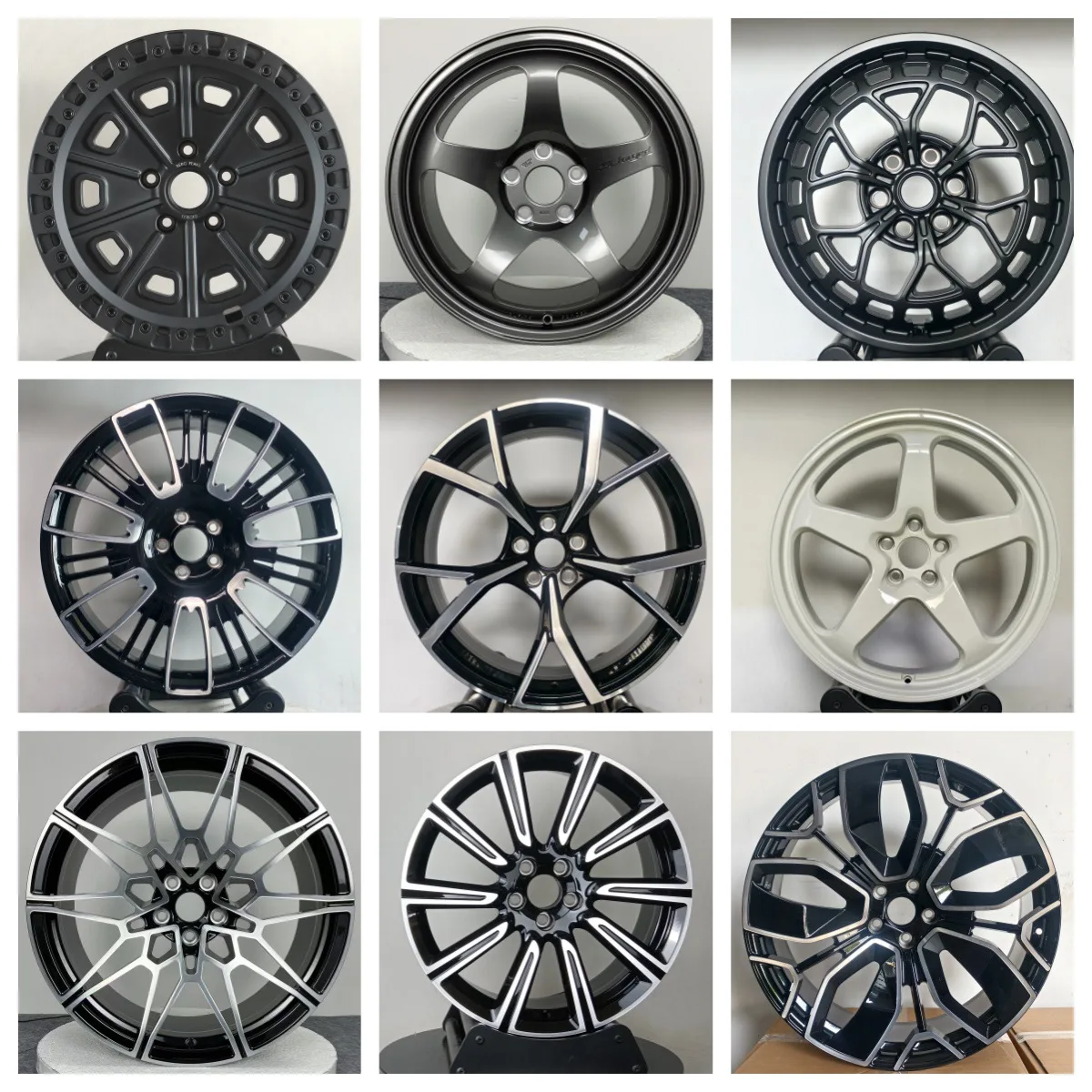 

for Off-Road Wheel Alloy Truck Replacement Certified Aluminum Forged Two-Piece Off-Road Wheels 8.5-10 J Width