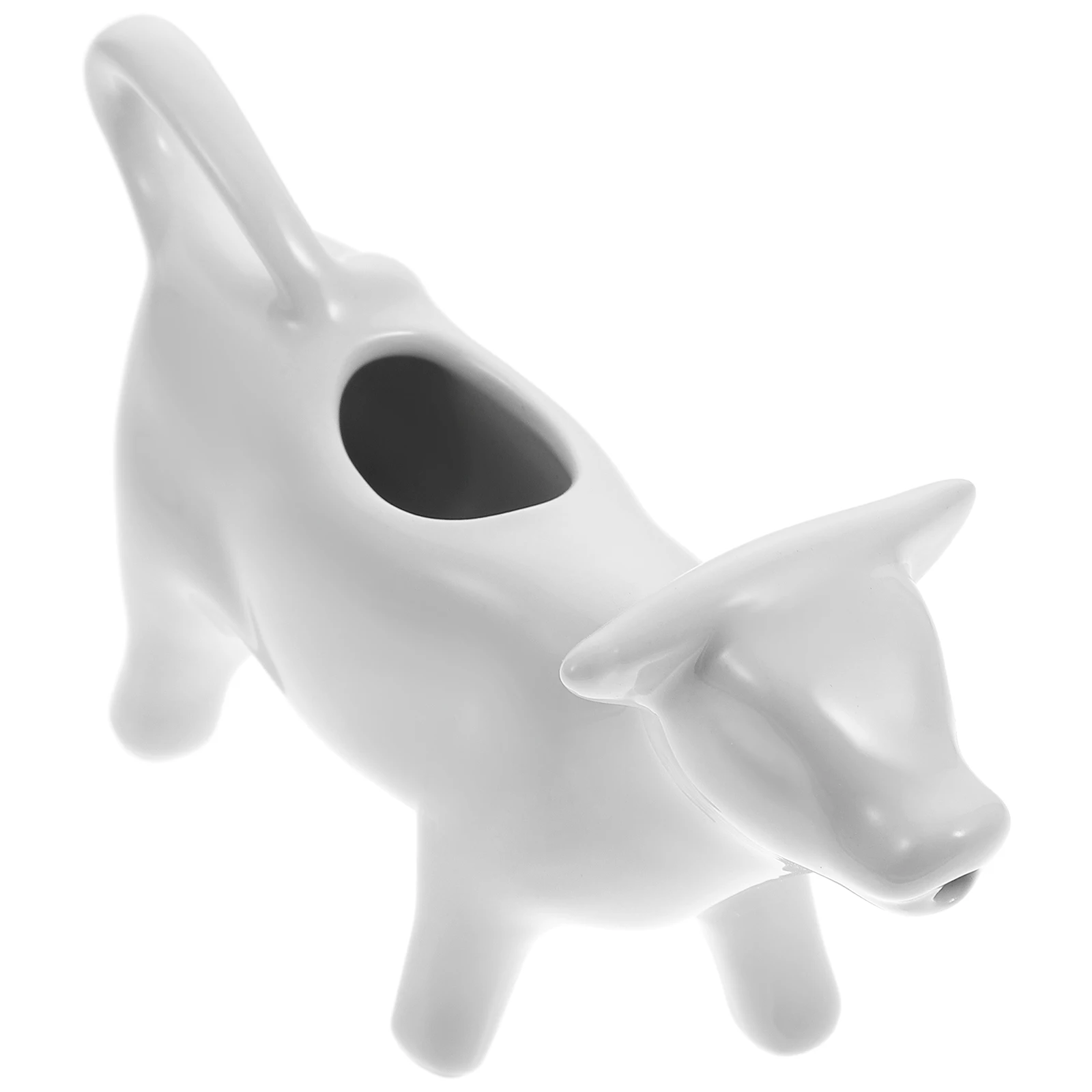 

Cow Kitchen Milk Pot Lacquer Flower Cup Kettle Ceramic Pitcher for Coffee