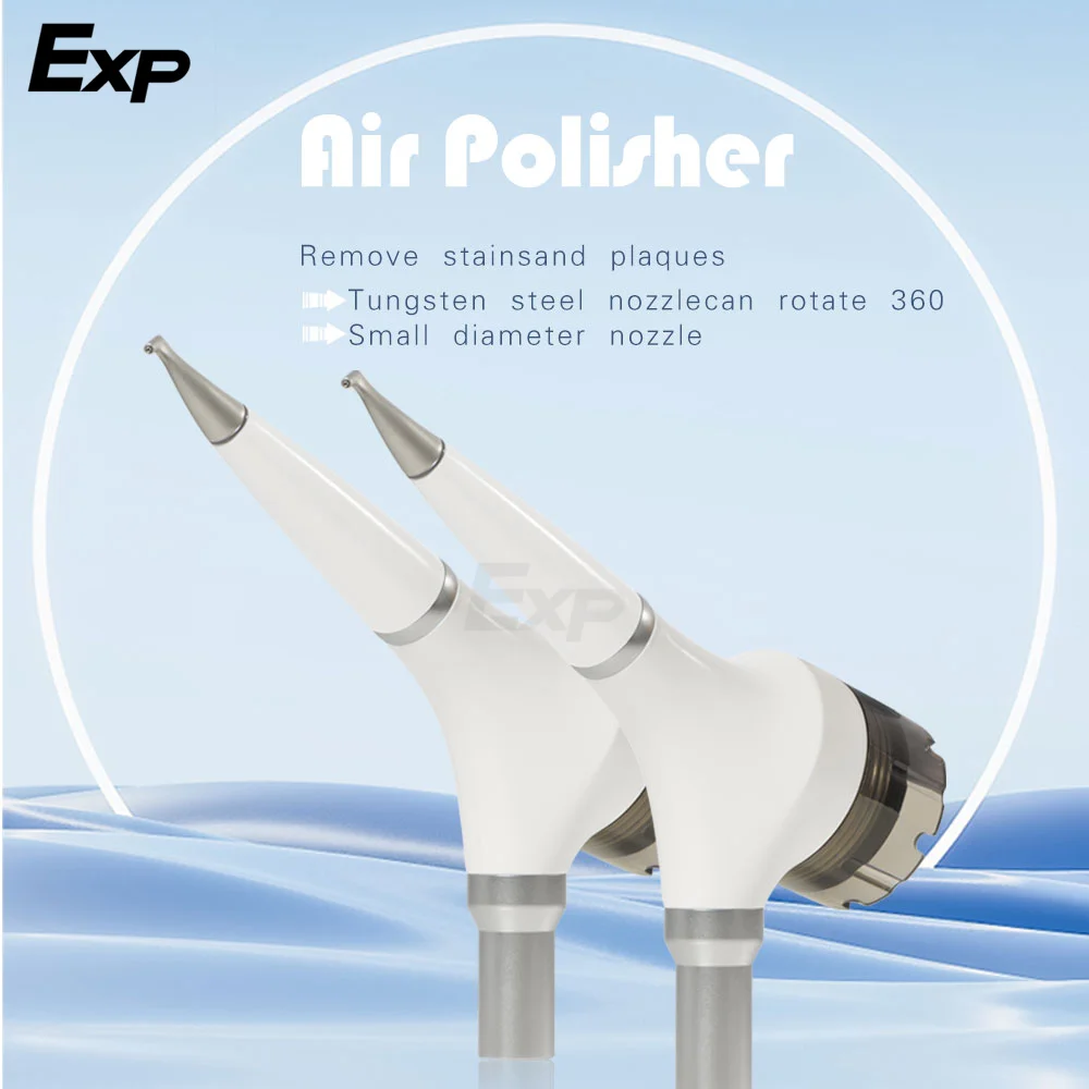 Exp Dental Dentist Air Prophy Jet Tooth Whitening Sandblasting Gun Dental Polisher Handpiece Polishing Nozzle Sandblaster Machin