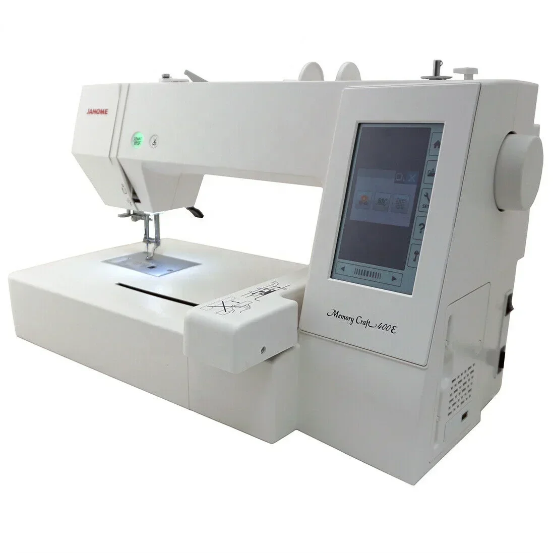 SUMMER SALES DISCOUNT ON Buy With Confidence New Original Activities Janome Memory Craft 400E Embroidery Machine with Exclusive