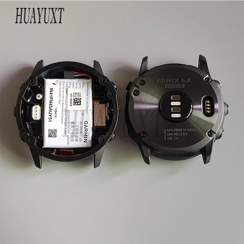 

Многофункциональная спортивная задняя крышка для Garmin fenix 6X, чехол с аккумулятором 361-00126-00, металлический задний чехол, аксессуары