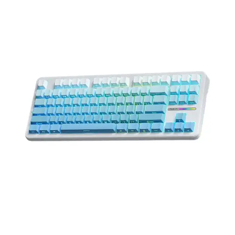 Aula F87 Pro Mechanical Keyboard Wired 2.4g Wireless Bluetooth Tri Mode 87Key 8000mAh Hotswap Rgb Pbt Customized Gaming Keyboard