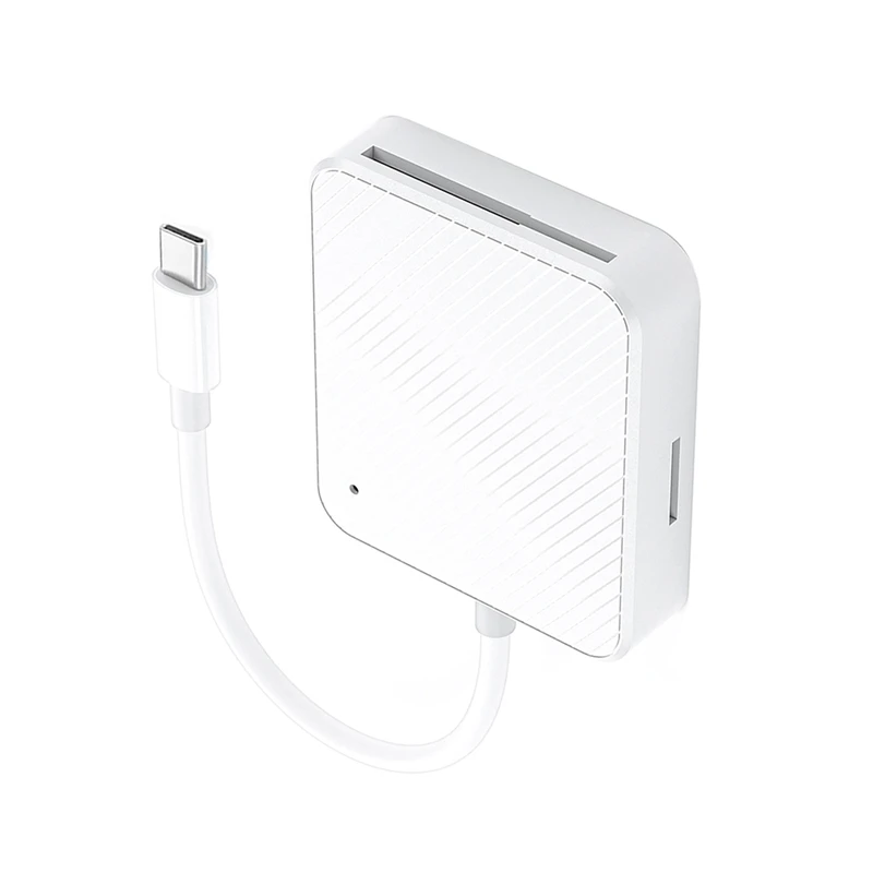 Adattatore per lettore di schede di memoria 4 in 1 Tipo C USB-C Lettore di schede Smart Media OTG M2 SD SM XD per accessori Android