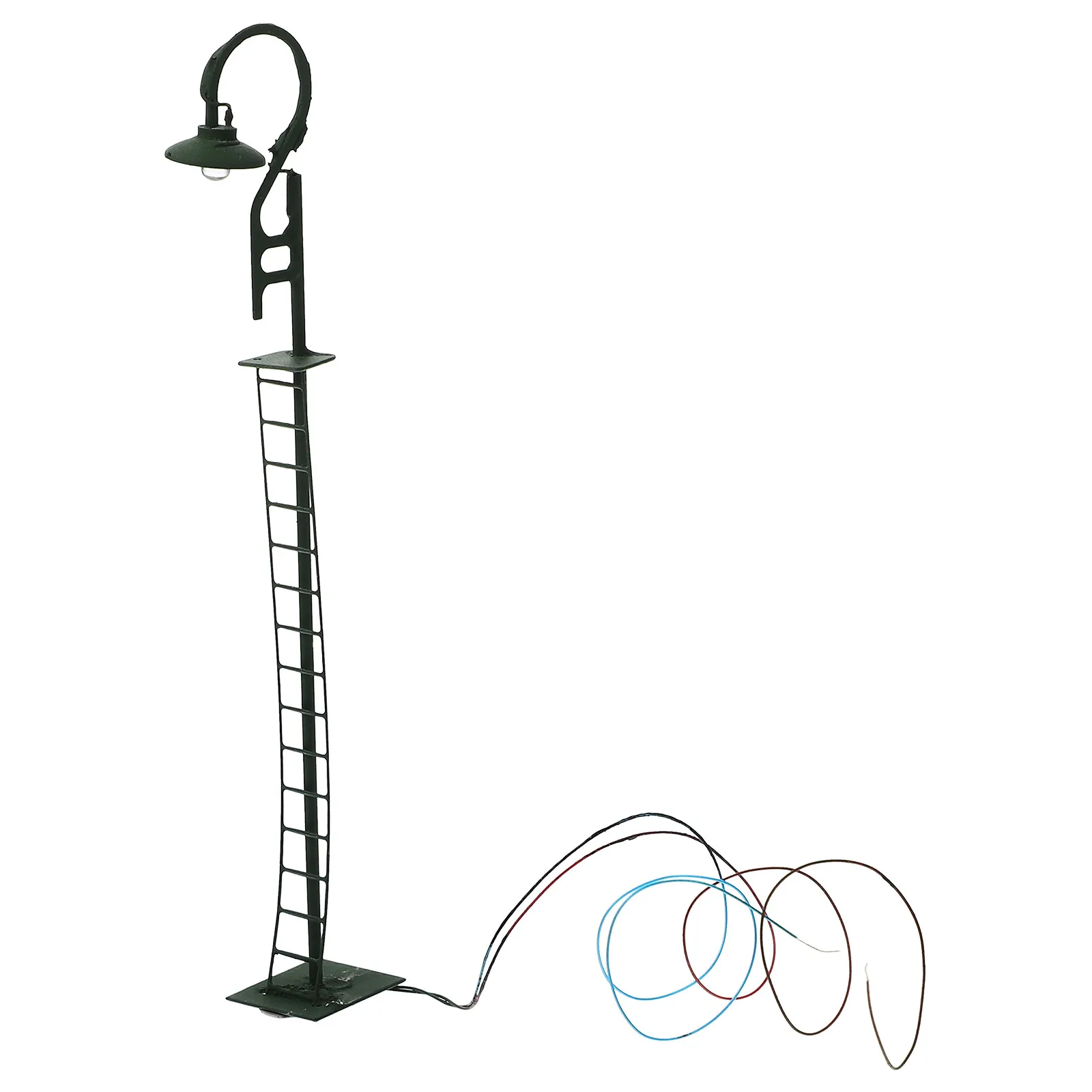 

Миниатюрная имитационная лампа для железнодорожного макета, декор для песочницы, освещение для DIY-диорам, микроландшафтов, световой сигнал для оформления железнодорожных путей