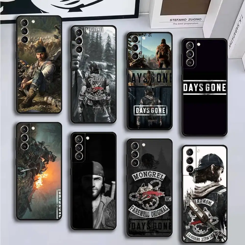 حافظة هاتف Game D-Days Gone لهاتف Samsung GalaxyA13,21s,22,31,32,52,53,71,72,73, غطاء أسود ناعم