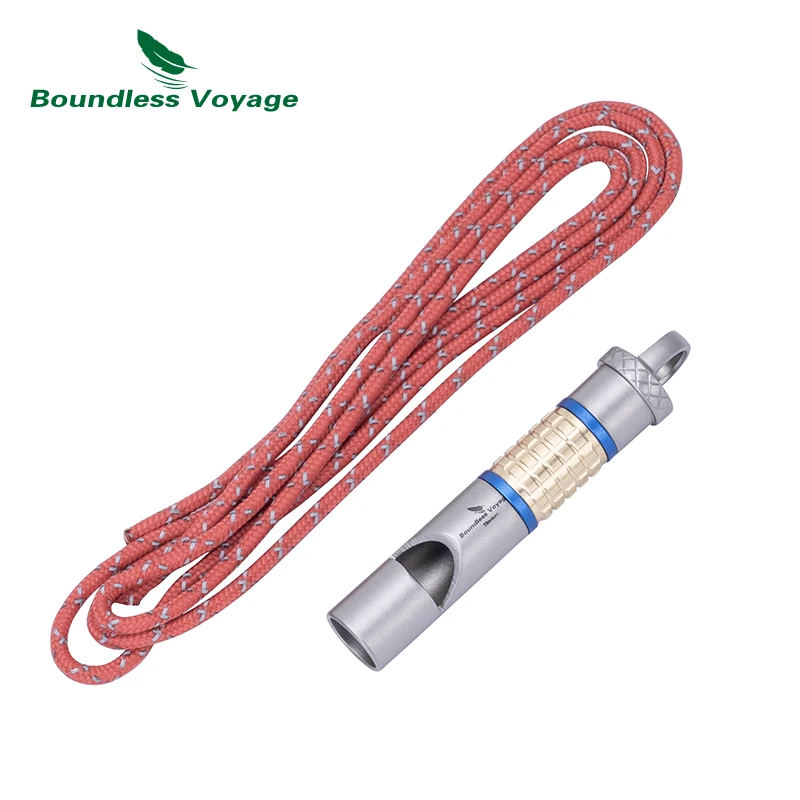 صفارات السلامة التي لا حدود لها من التيتانيوم لإنقاذ الحياة والمشي لمسافات طويلة وتدريب الحيوانات الأليفة صفارات رياضية Ti9013O 1 قطعة #2