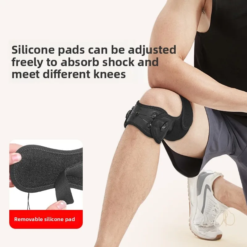 NEW 1PC Kneepad Double Patellar Knee Patella Tendon Support Strap Brace Pad Protector Open Knee Wrap Band Fit knee joint support