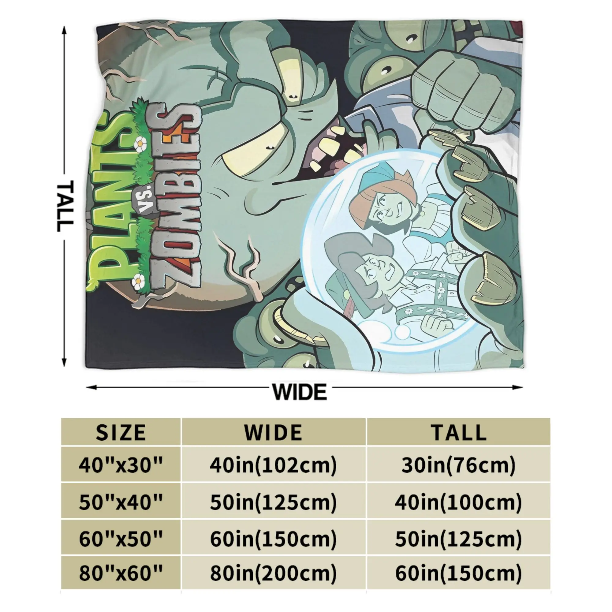 لعبة P-Plants-vs-Zombie بطانية ناعمة دافئة السفر مكتب أفخم رمي بطانية ديكور المنزل الفانيلا المفرش أريكة غطاء سرير #6