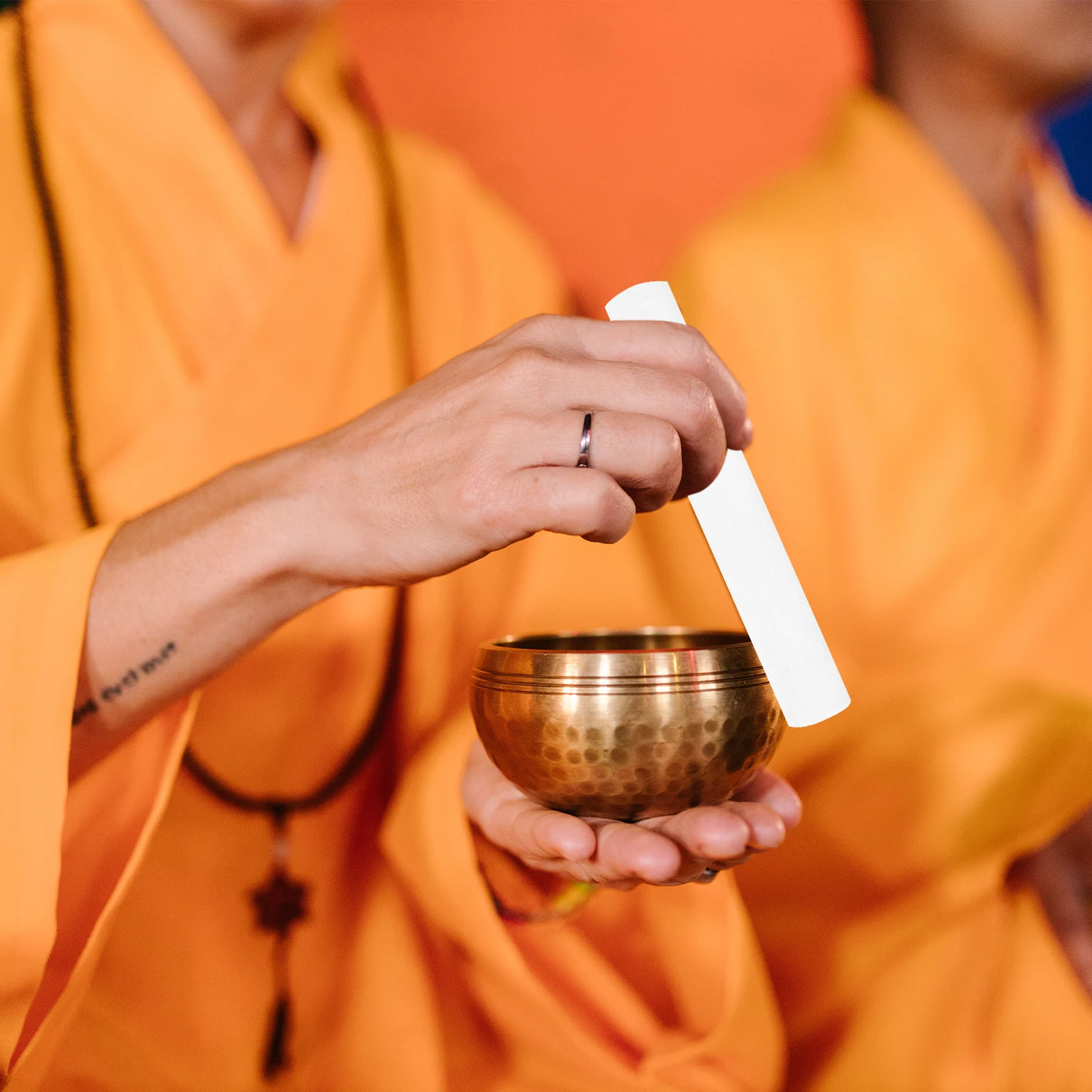 

Meditation Accessories Buddha Sound Bowl Knocking Stick Accessory Singing Striker