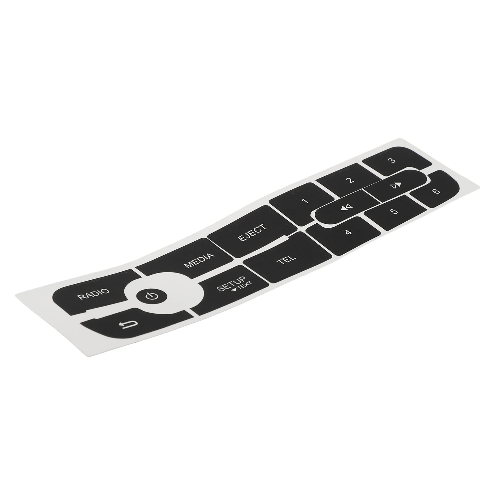 For Renault Car CD Radio Audio Button Repair Decals Sticker For Renault Megane FOR Master FOR Scenic 3 150X50MM For LHD CAR
