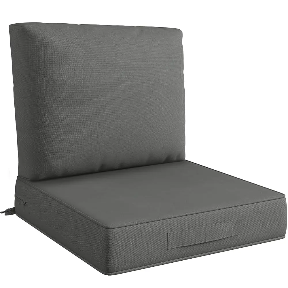 

22X22 Outdoor Seat Cushions, Deep Seats Replacement Chair Cushion For Outside Couch, Sofa, Chairs, Waterproof For Patio