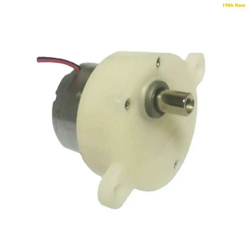 U1JB Double Voltages 6V/12V Gear Motor 3.5 7.5 RPM Quiet Rotation Display Case Drive