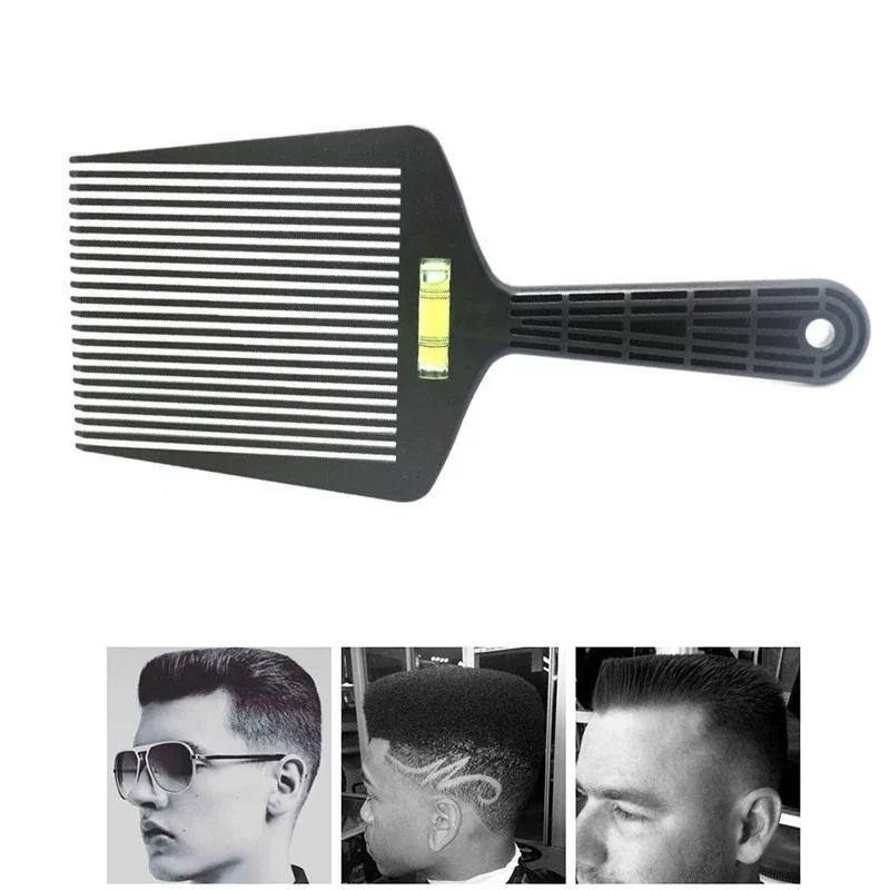 Men Flat Top Guide Comb Haircut Clipper Comb Barber Shop Hairstyle Tool Hair Cutting Tool Professional Hair Comb Styling Tools