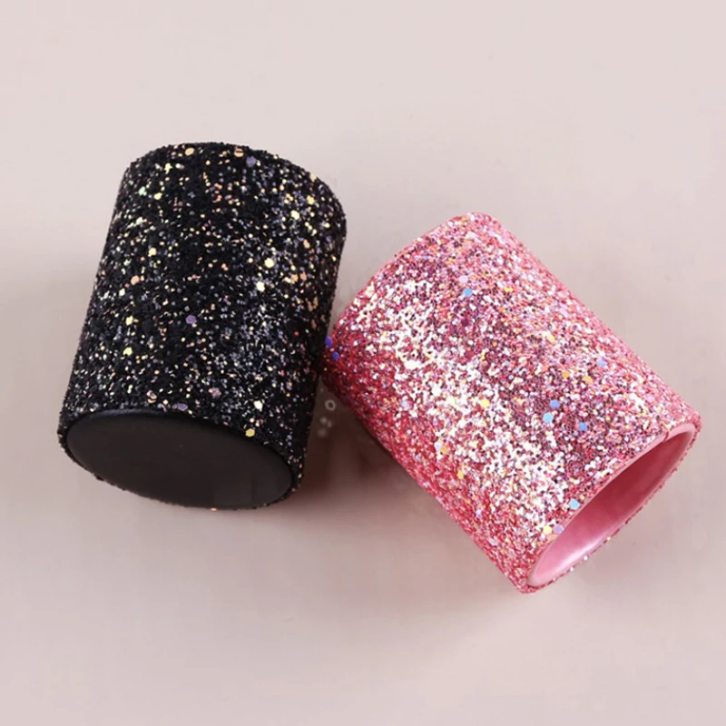 Sparkling Makeup Brush Bucket Cosmetic Storage Pen Box Pencil Vase Comb Lipstick Brush Container Home Storage Box For Desktop