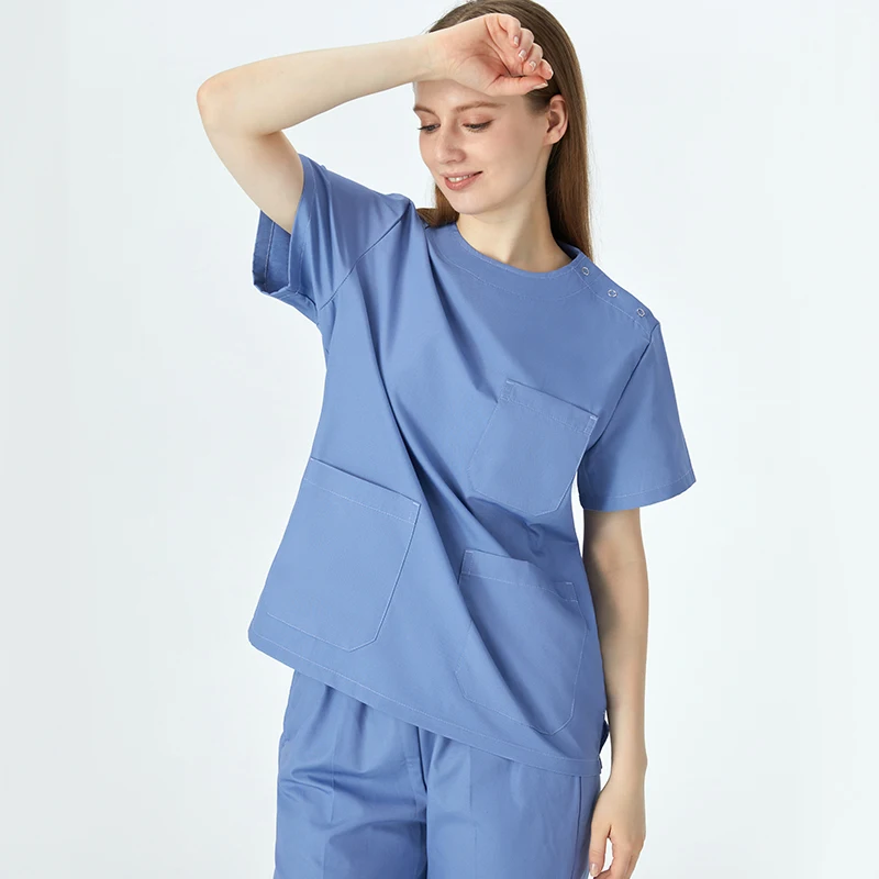 Women's Doctor Nurse Uniforms Medical Scrubs Dental Assistant Workwear Veterinary Suit Hospital Clinic Surgery Outfit 210