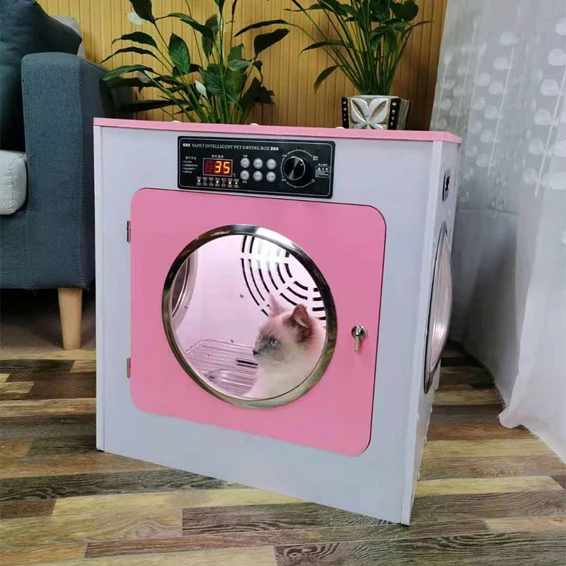 220v Automatic Pet Drying Box 1500W Pet Hair Blowing Dryer Blowing Cat  Dog Cat Water Blowing Machine