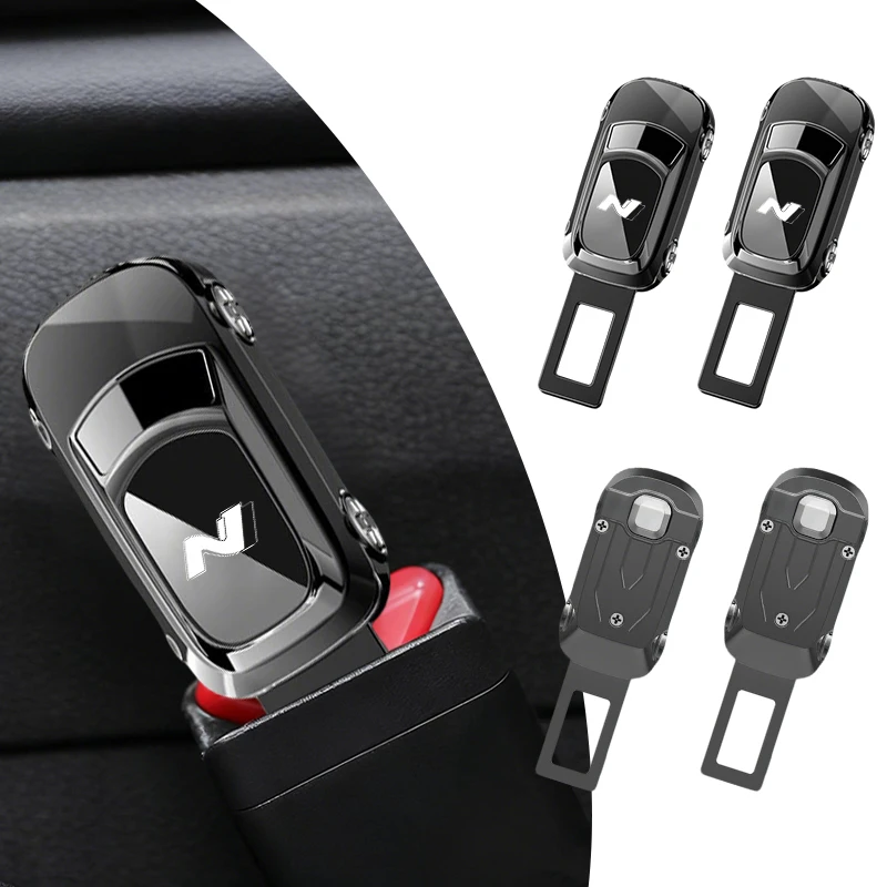 Metal Car Seatbelt Buckle Extender Safety Belt Lock Buckle Clip Interior For Hyundai I30 I20 IX35 I40 Tucson Getz Sonata