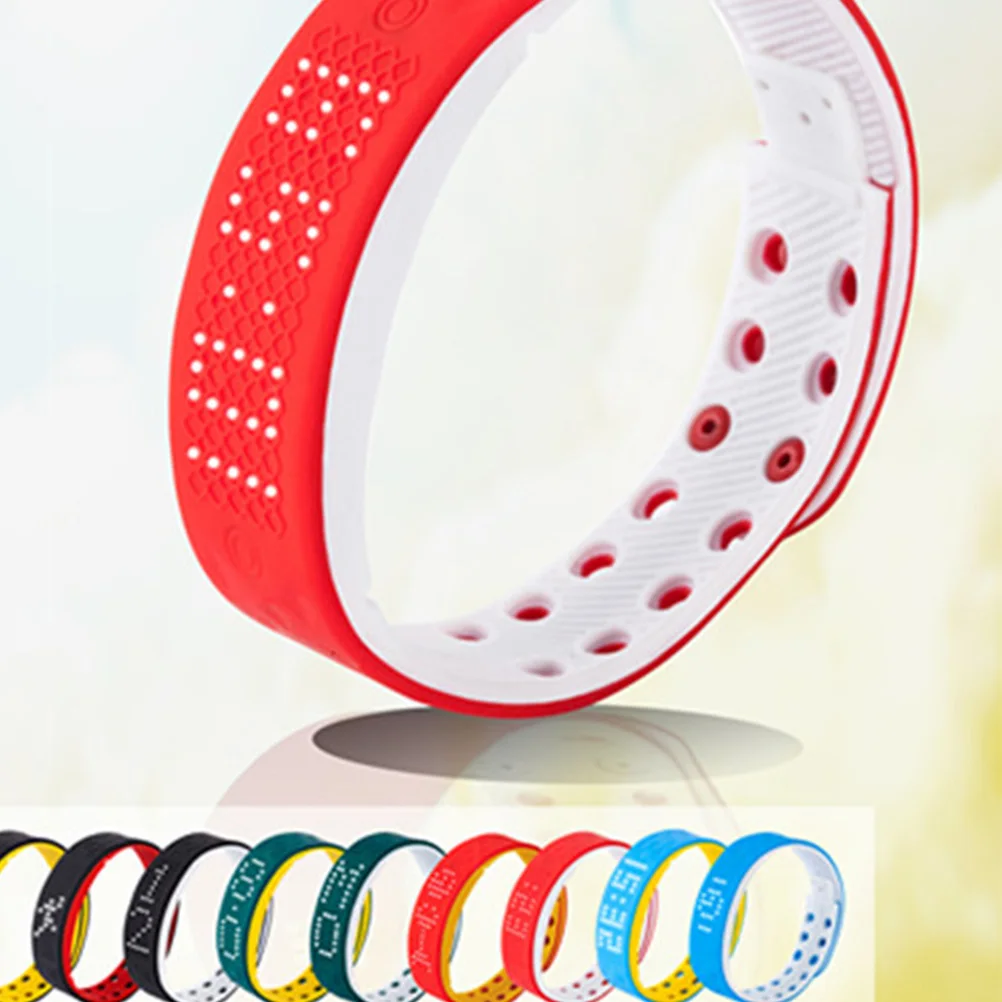 

Smart Bracelet Led Wristband Step Counter Calories Distance Sports Wrist Watch Multifunctional Silicone Band Red