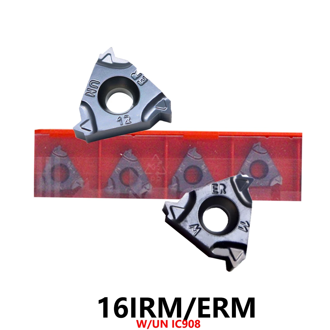 

Оригинальные твердосплавные вставки 16ERM 16IRM 11W 14W 19W 8UN 12UN 16UN 18UN W UN IC908 Токарные инструменты для нарезания резьбы Токарный станок с ЧПУ по металлу