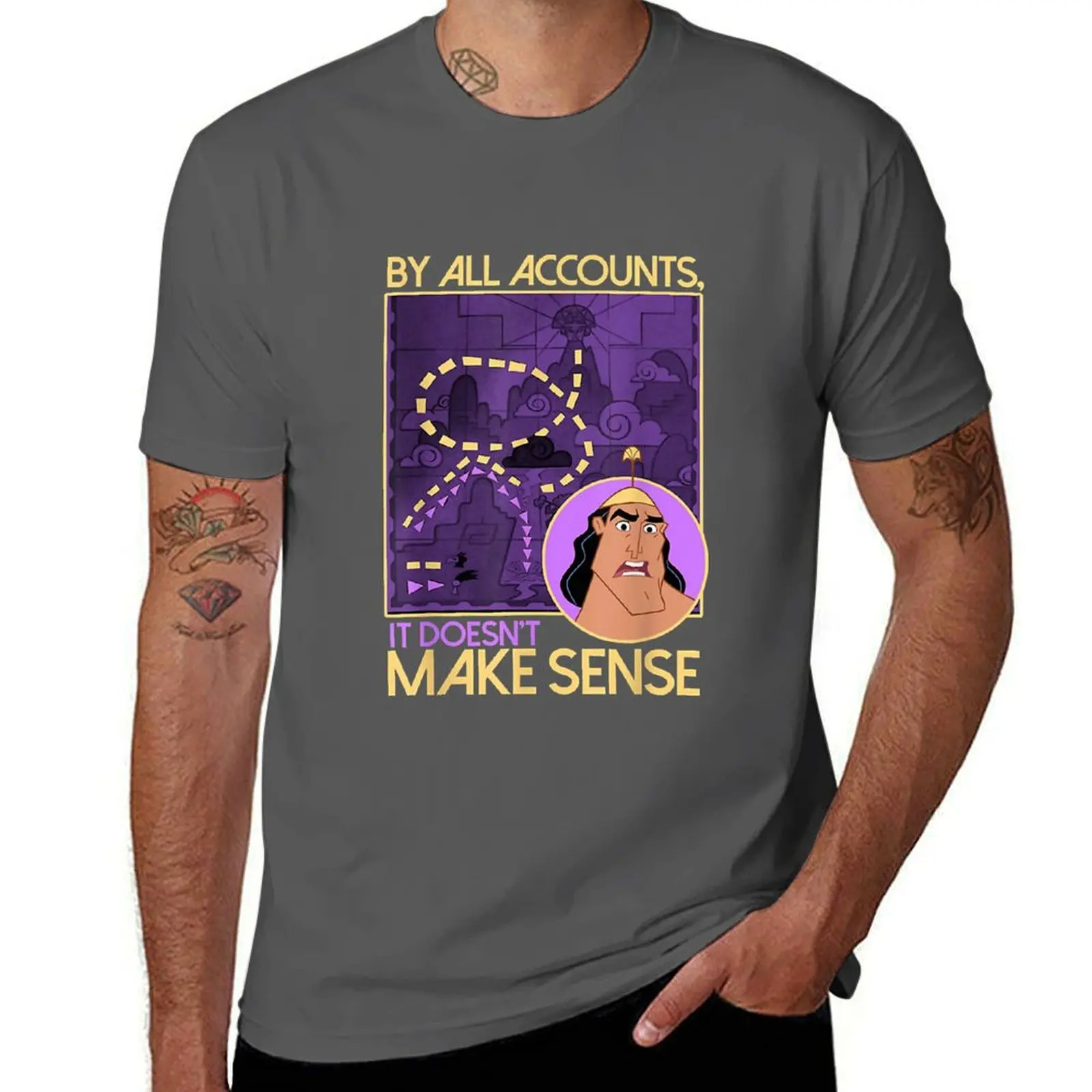 

Emperor_s New Groove Kronk Doesn_t Make Sense T-Shirt Quick Dry Outdoor Sports T-Shirt