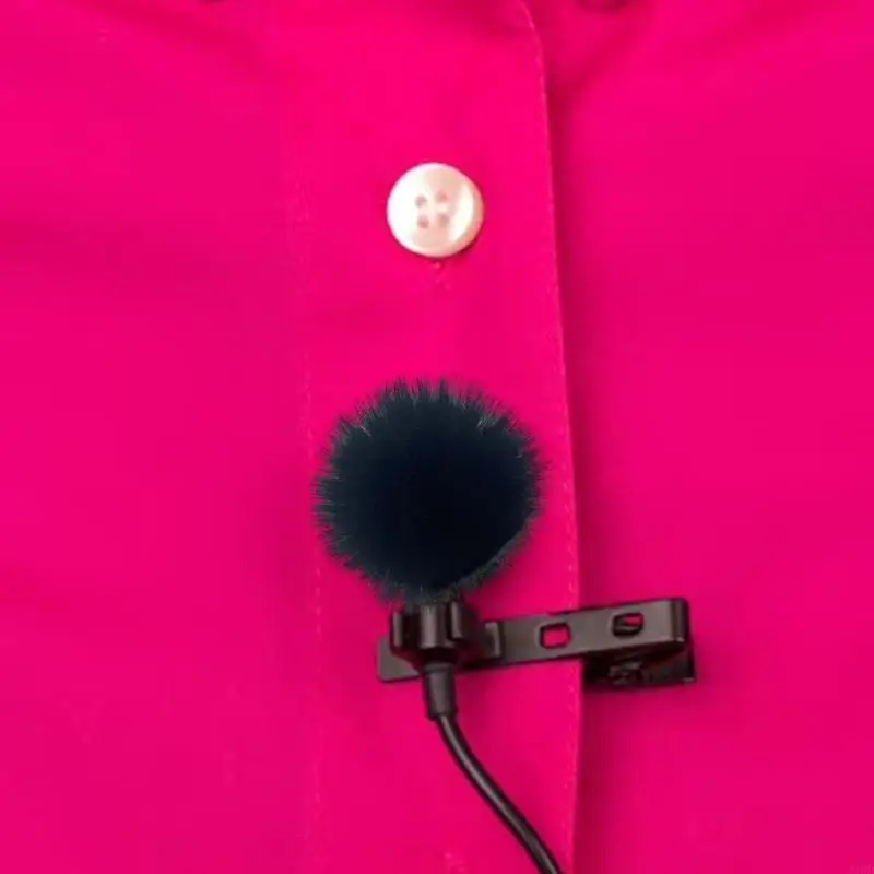 J1HD Lavalier Microphone Outdior Furry Windshield الزجاج الأمامي لـ Lark 150