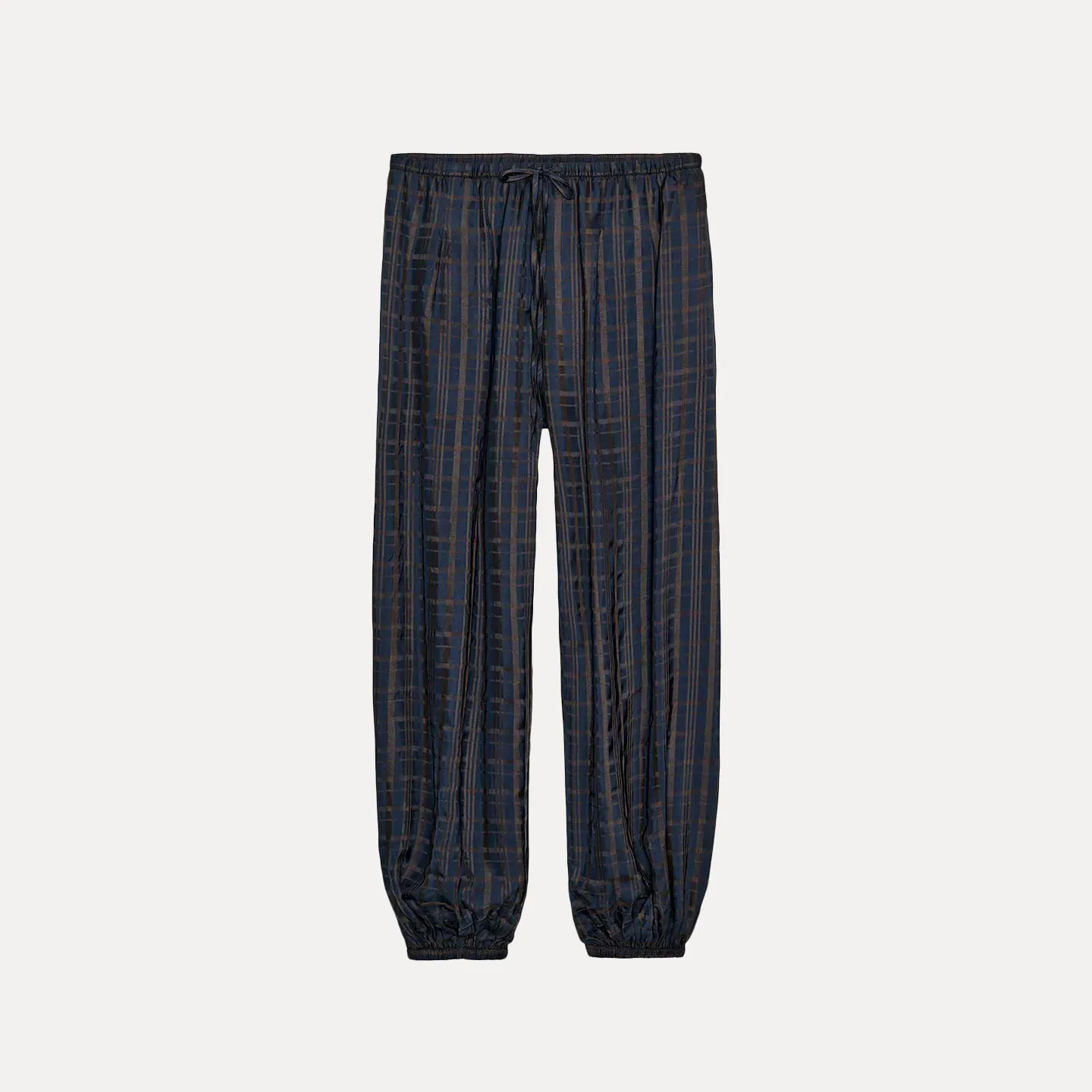 Z Women's Faion Casual Plaid Long Trousers Spring Autumn 2025 Ele Sle Loose Fit Comfortable l Waist