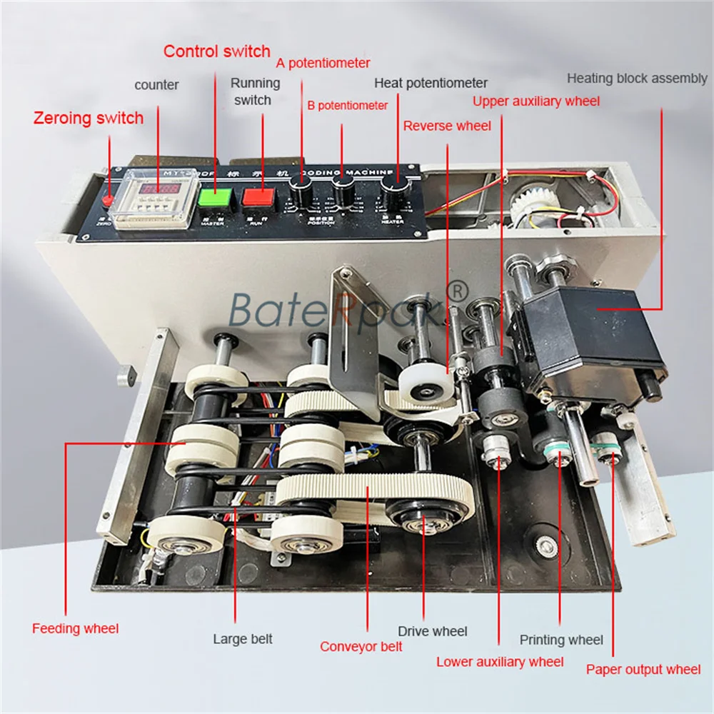 BateRpak MY-380F Dry-ink Coding machine spare part ,1pcs pice