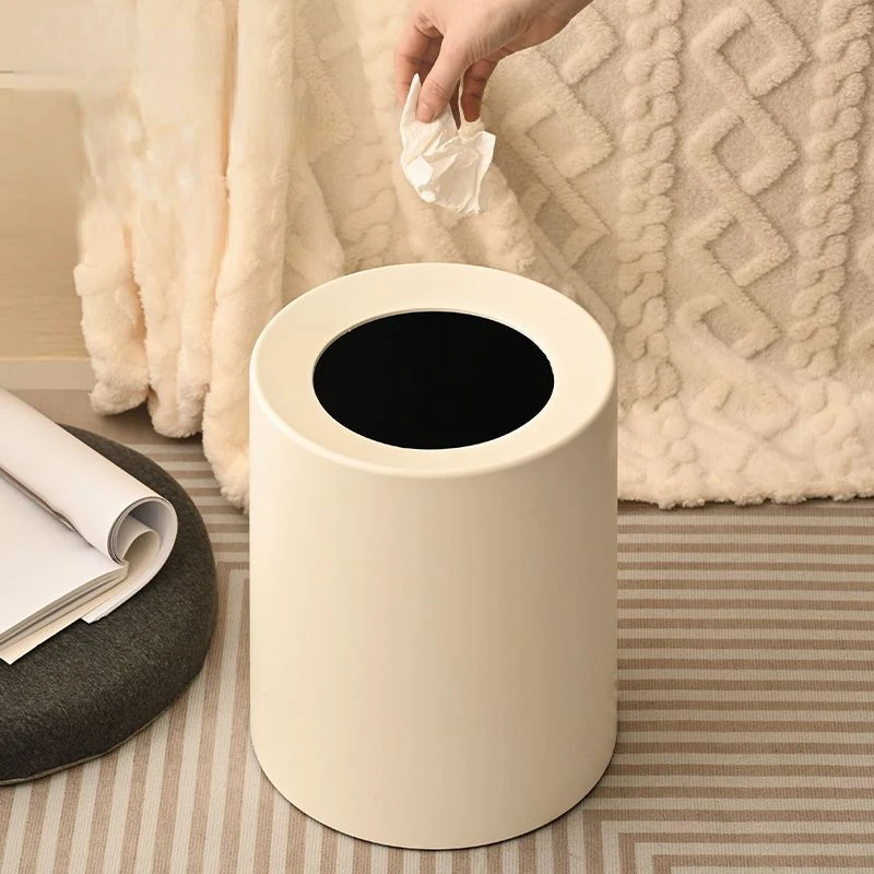 Double-layer Garbage Bins Household Simple Kitchen Bathroom Toilet Aesthetic Value Hotel Use Cleaning Waste Recovery Tools