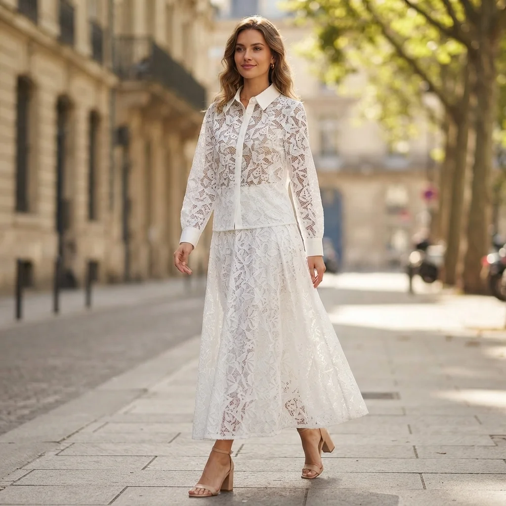 Women'S Formal Day Wear - Conjunto de Falda de Dos Piezas