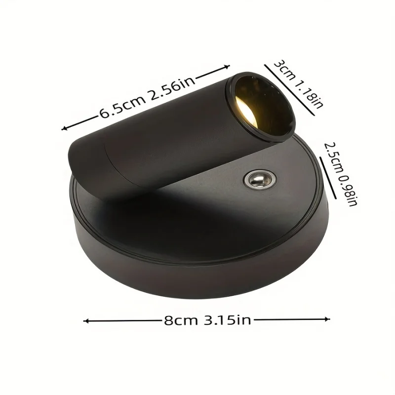 Touch night light wall lamp USB rechargeable LED cordless wall lamp dimmable bedside lamp for reading bedroom study home lightin image 4