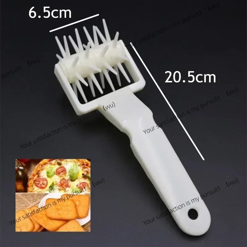Pizza rolling pin punch, pastry needle embossing roller, kitchen baking cooking tools