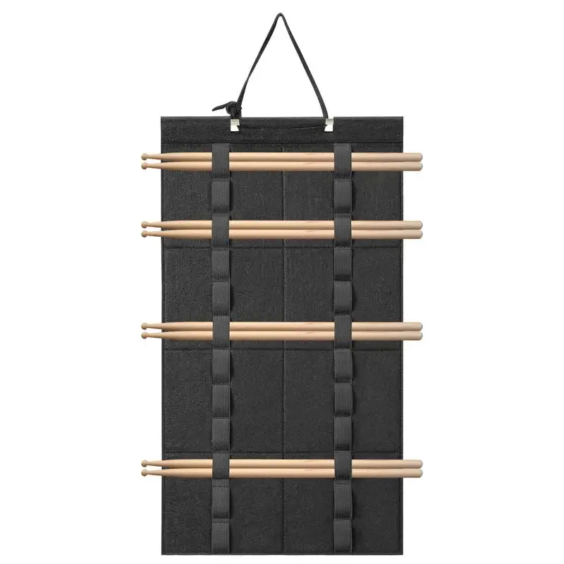 

Drum Sticks Holder Felt Drum Sticks Holder Display Drum Sticks Organizer Foldable Drum Sticks Bag Drum Stick Holder For 12 Pairs