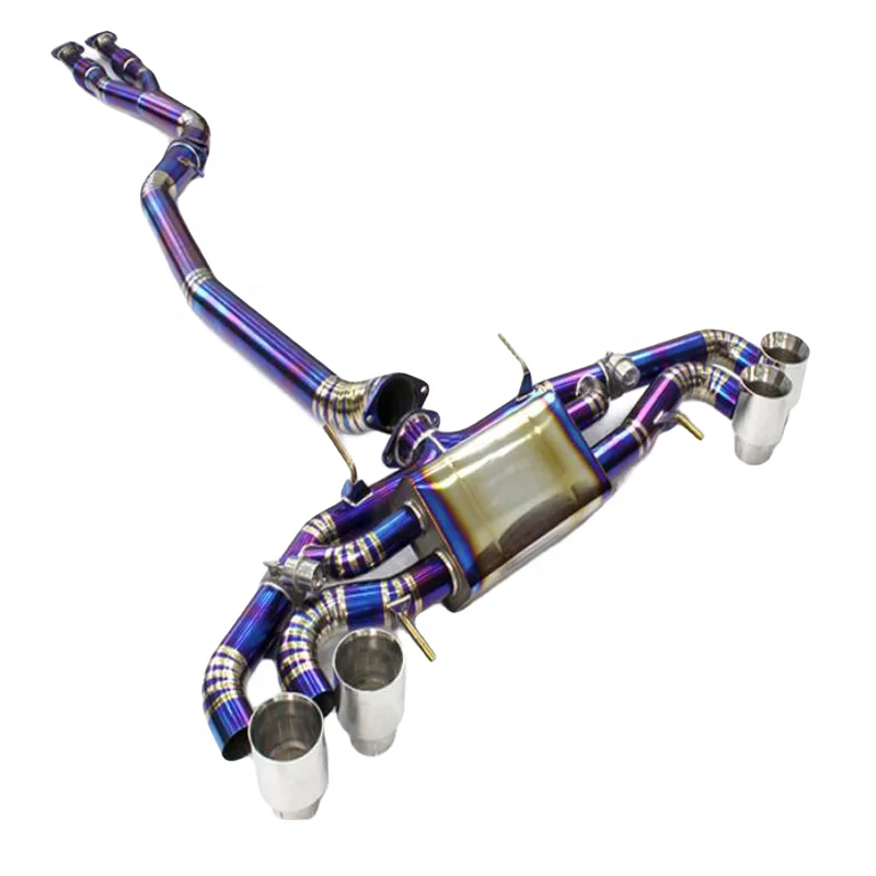 High quality Catback Exhaust For NISSAN GTR GT-R R34 3.8TT 2008-2022 Titanium alloy Racing Car Catback Muffler Exhaust Pipe