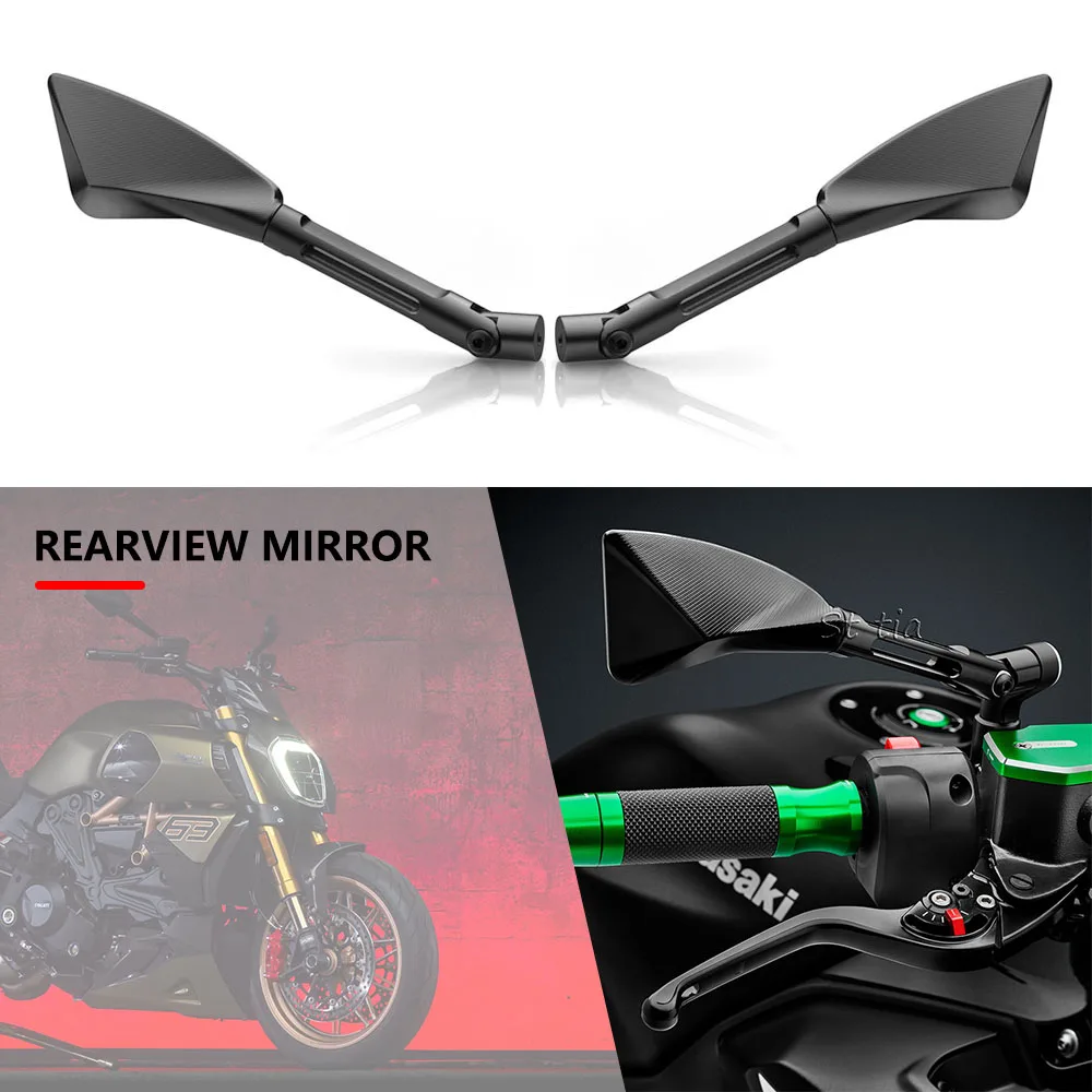 

Motorcycle Rear Side View Mirrors Rearview Mirror For Ducati XDIAVEL X Diavel 1262 S / Dark 2021-2025 DIAVEL 1260 S 2019-2025