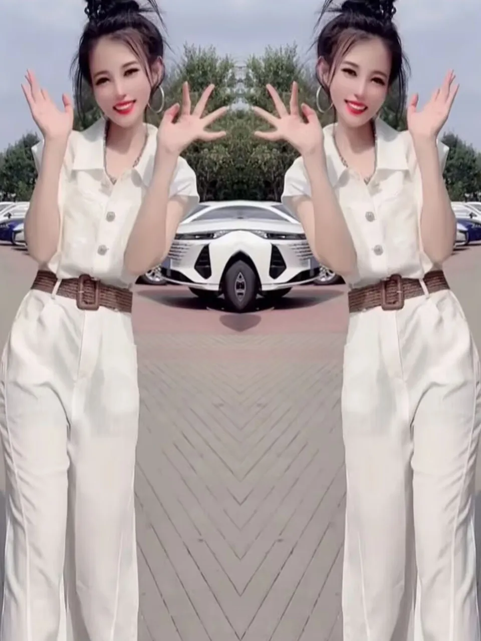 エレ ルーズ カジュアル ワンピースパンツ ハイエンド 軽量デザイン 夏 2025 ファッション トレンド ストレートレッグ ロングパンツ