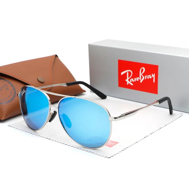 ファッションサングラス男性パイロット-uv400-ミラーレンズカジュアルリムレス釣り運転メガネ-oculos-gafas-de-sol-超軽量眼鏡