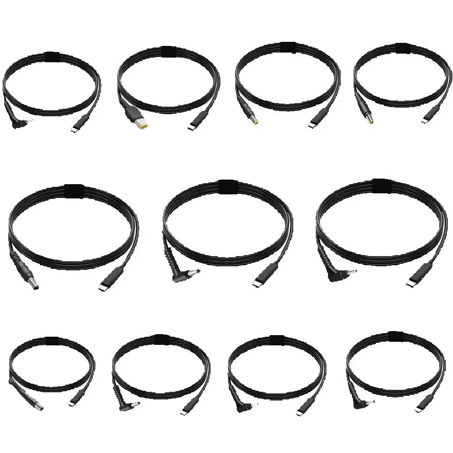 USB-C Type C PD Converter Universal Laptop Charging Cable Cord Power for Dell Asus Lenovo Notebook Power Supply