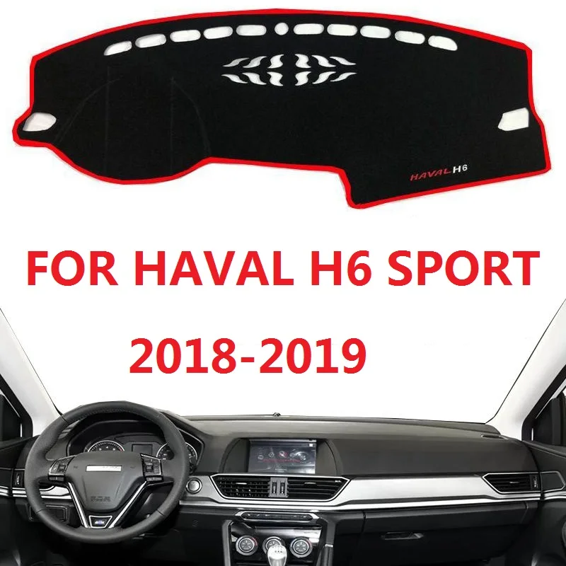 

For Great Wall Haval Hover H6 Sport 2018 2019 Non Slip Dashboard Cover Mat Instrument Carpet Car Accessories