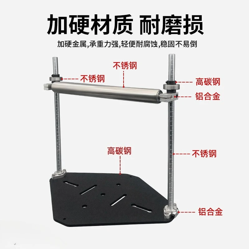 Woodworking Cutting Machine Support Frame Thickened Stainless Steel Long Material Multifunctional