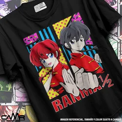 Ranma 1/2 T-Shirt Shampoo  Manga Anime T-shirt Graphic Tee