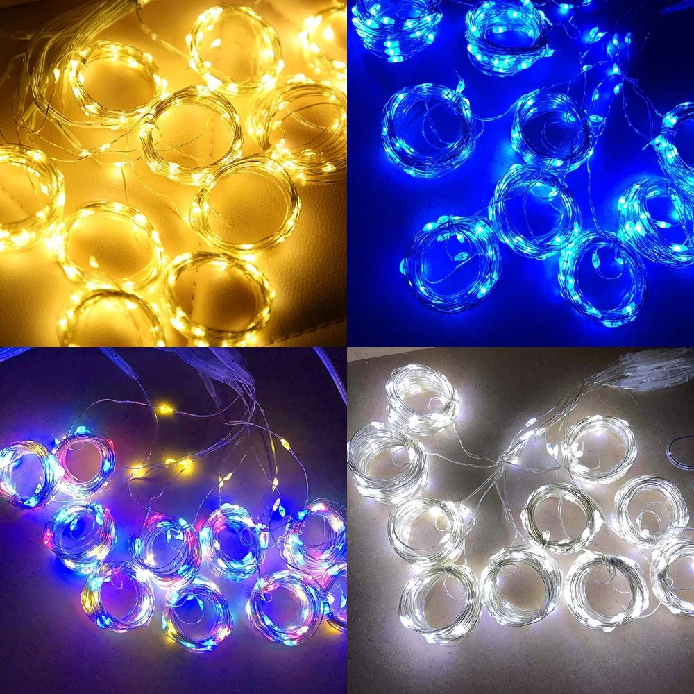 3M Led Gordijn Slinger Fee Lichtslingers Kerst Decor Usb Afstandsbediening Bruiloftsfeest Vakantie Decoratie Voor Huis Slaapkamer