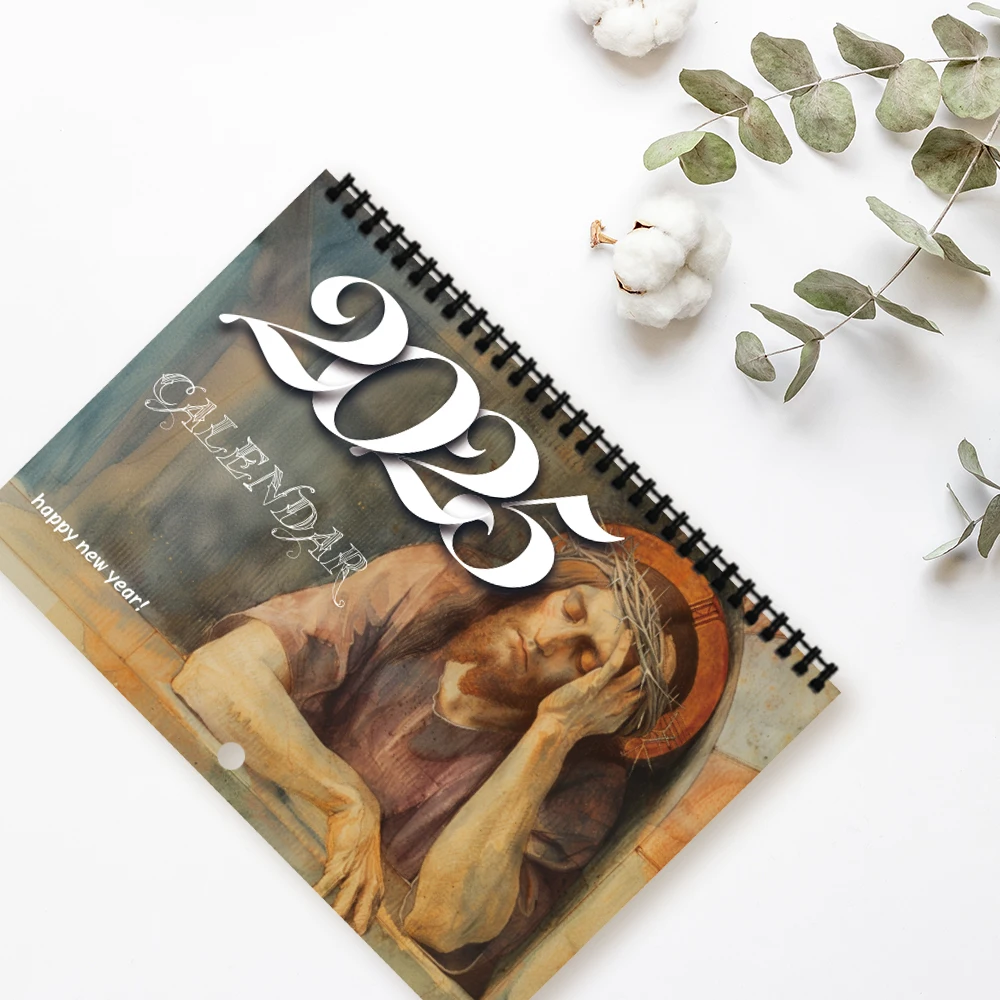 

2025 Calendar, Inspirational Scripture Journey Wall Calendar, 12 Month Monthly Planner, Monthly Calendar, Jesus Calendar