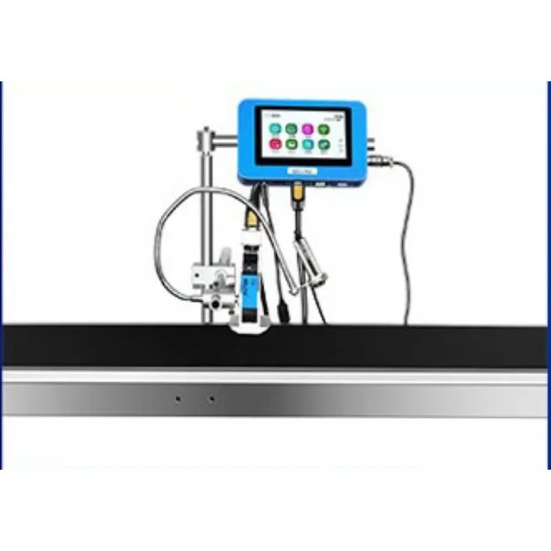 Upgrade 12.7mm/25.4mm TIJ Printer Touch Screen Automatic Online Inkjet Printer QR Codebar Code Logo Thermal TIJ Coding Machine