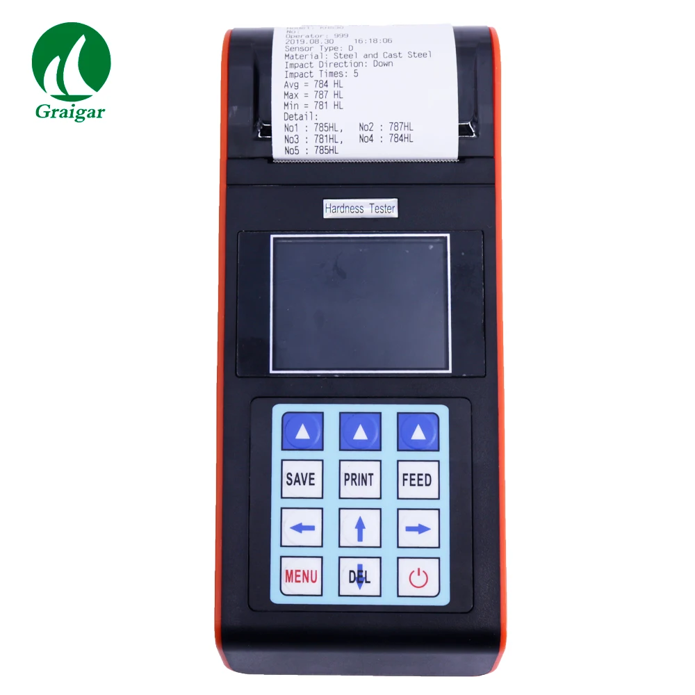 KH530 Dual-Display True Color Härtemessgerät Neuer Leeb-Härteprüfer mit integrierter Druckerprüfgerät